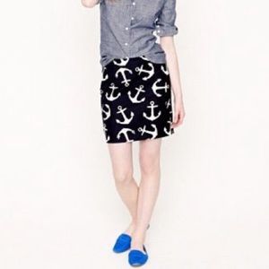 NWT J Crew Postage Stamp Mini Skirt Size 00
